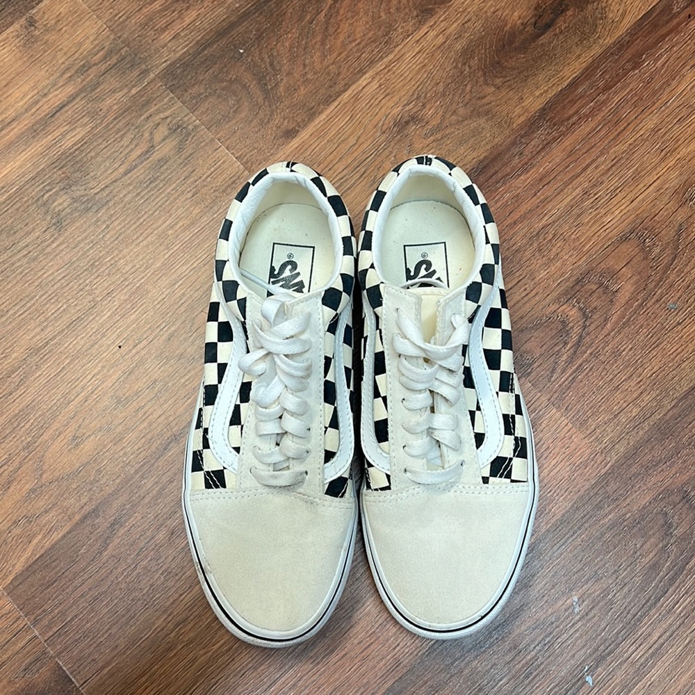 Checkered old school vans